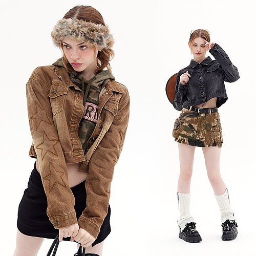 Spicy Girls Punk & Gothic Y2K Year 2000 Masquerade Jacket Women's Cotton Japanese Cosplay Costumes Coffee / Black
Spicy Girls Punk & Gothic Y2K Year 2000 Masquerade Jacket Women's Cotton Japanese Cosplay Costumes Coffee / Black