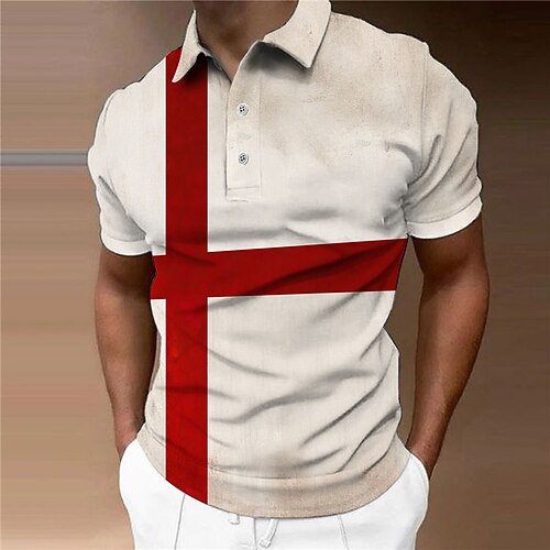 Men's Collar Polo Shirt Golf Shirt World Cup 2022 Sports Turndown Khaki 3D Print Outdoor Street Short Sleeves Button-Down Print Clothing Apparel Fashion Designer Casual Breathable
Men's Collar Polo Shirt Golf Shirt World Cup 2022 Sports Turndown Khaki 3D Print Outdoor Street Short Sleeves Button-Down Print Clothing Apparel Fashion Designer Casual Breathable