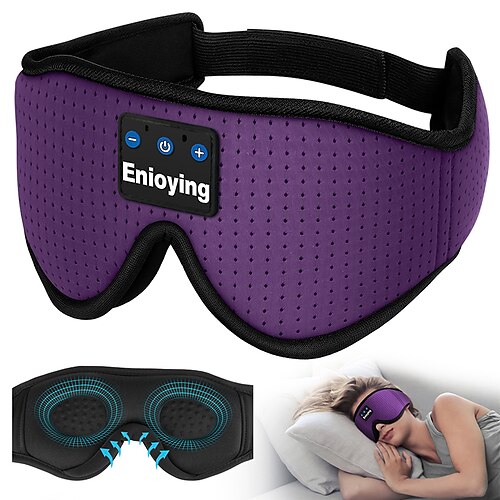 Sleep Mask Headphones 3D Breathable Smart Sleeping Headphones Bluetooth 5.2 Eye Mask W/Auto Off Timer Music Headset Sleep Mask
Sleep Mask Headphones 3D Breathable Smart Sleeping Headphones Bluetooth 5.2 Eye Mask W/Auto Off Timer Music Headset Sleep Mask