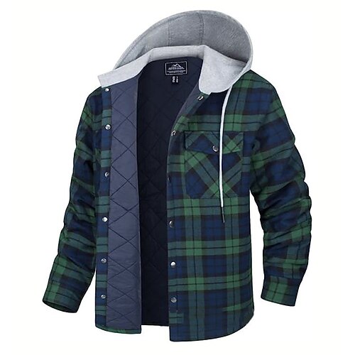 Men's Coat Warm Sports & Outdoor Single Breasted Plaid 3D Printed Graphic Turndown Fashion Jacket Outerwear Long Sleeve Pocket Fall & Winter
Men's Coat Warm Sports & Outdoor Single Breasted Plaid 3D Printed Graphic Turndown Fashion Jacket Outerwear Long Sleeve Pocket Fall & Winter