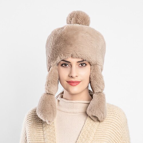 Femme Chapeau Chapeaux d'hiver Kaki Extérieur Plein Air du quotidien Toison Couleur monochrome Coupe Vent Confort Chaud
Femme Chapeau Chapeaux d'hiver Kaki Extérieur Plein Air du quotidien Toison Couleur monochrome Coupe Vent Confort Chaud