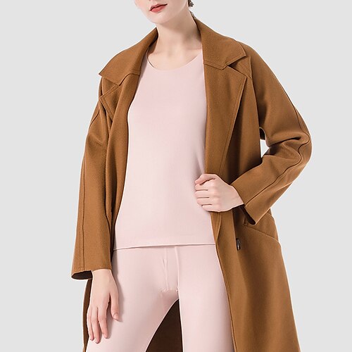 Women's Pajamas Winter Sets Thermal Underwear Pjs 2 Pieces Pure Color Simple Comfort Soft Home Daily Bed Polyester Warm Crew Neck Long Sleeve Pant Winter Fall Pink Wine
Women's Pajamas Winter Sets Thermal Underwear Pjs 2 Pieces Pure Color Simple Comfort Soft Home Daily Bed Polyester Warm Crew Neck Long Sleeve Pant Winter Fall Pink Wine