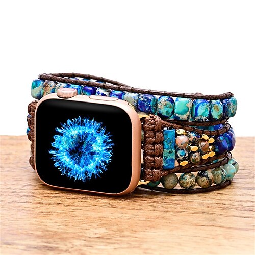 1PC Smart Watch Band Compatible with Apple iWatch Apple Watch Ultra 49mm Series 8/7/6/5/4/3/2/1 / SE Handmade Braided Rope for iWatch Smartwatch Strap Wristband Fabric Handmade Adjustable Breathable
1PC Smart Watch Band Compatible with Apple iWatch Apple Watch Ultra 49mm Series 8/7/6/5/4/3/2/1 / SE Handmade Braided Rope for iWatch Smartwatch Strap Wristband Fabric Handmade Adjustable Breathable