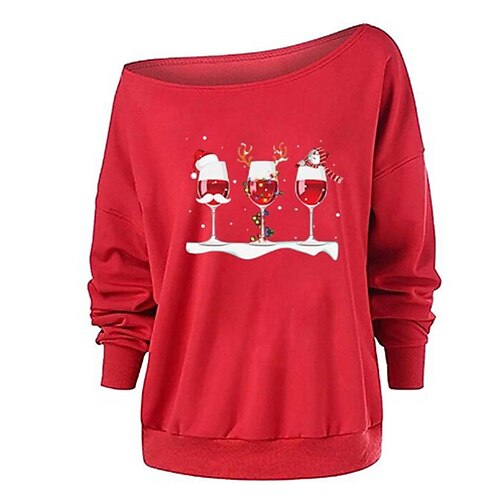 cup Masquerade Ugly Christmas Sweater / Sweatshirt Women's Christmas Christmas Carnival Masquerade Adults Party Christmas Polyester Top
cup Masquerade Ugly Christmas Sweater / Sweatshirt Women's Christmas Christmas Carnival Masquerade Adults Party Christmas Polyester Top