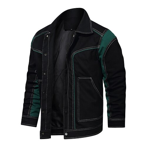 Men's Casual Jacket Durable Casual / Daily Daily Wear Vacation To-Go Single Breasted Lapel Warm Ups Comfort Leisure Jacket Outerwear Solid / Plain Color Pocket Black / Winter
Men's Casual Jacket Durable Casual / Daily Daily Wear Vacation To-Go Single Breasted Lapel Warm Ups Comfort Leisure Jacket Outerwear Solid / Plain Color Pocket Black / Winter