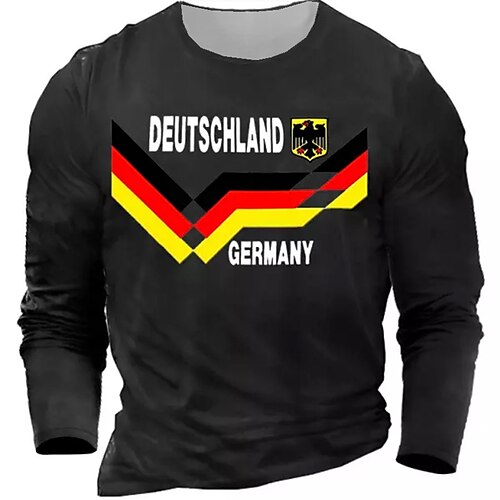 Men's T shirt Tee Graphic Prints Crew Neck Army Green Navy Blue Gray Black 3D Print World Cup Outdoor Street Long Sleeve Print Clothing Apparel Basic Sports Designer Casual
Men's T shirt Tee Graphic Prints Crew Neck Army Green Navy Blue Gray Black 3D Print World Cup Outdoor Street Long Sleeve Print Clothing Apparel Basic Sports Designer Casual