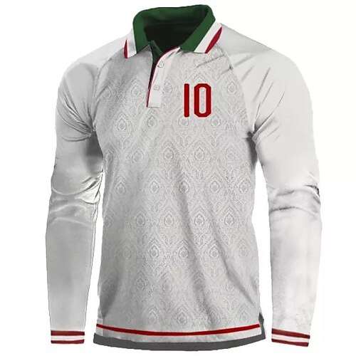 Men's Golf Shirt Letter Turndown World Cup 2022 3D Print Street Casual Button-Down Print Clothing Apparel Fashion Casual Breathable
Men's Golf Shirt Letter Turndown World Cup 2022 3D Print Street Casual Button-Down Print Clothing Apparel Fashion Casual Breathable