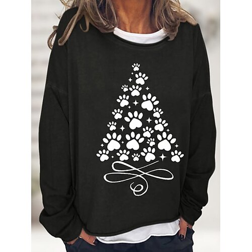 Women's Pullover Green Black Pink Khaki Crew Neck Christmas Tree Print Christmas Casual Daily Hot Stamping Basic Casual Christmas Fall Spring Clothing Apparel Hoodies Sweatshirts Loose Fit
Women's Pullover Green Black Pink Khaki Crew Neck Christmas Tree Print Christmas Casual Daily Hot Stamping Basic Casual Christmas Fall Spring Clothing Apparel Hoodies Sweatshirts Loose Fit