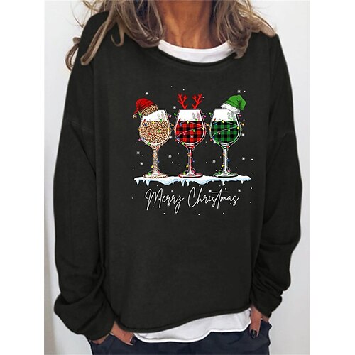 Women's Sweatshirt Pullover Basic Green Black Blue Graphic Christmas Round Neck Long Sleeve S M L XL 2XL 3XL
Women's Sweatshirt Pullover Basic Green Black Blue Graphic Christmas Round Neck Long Sleeve S M L XL 2XL 3XL