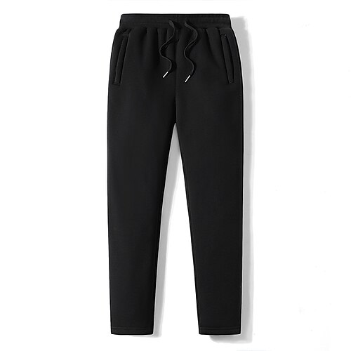 Men's Fleece Pants Sweatpants Winter Pants Trousers Pocket Drawstring Elastic Waist Solid Color Bat Comfort Warm Casual Daily Going out Basic Sports Plus velvet flat gray Fleece Bezel Black
Men's Fleece Pants Sweatpants Winter Pants Trousers Pocket Drawstring Elastic Waist Solid Color Bat Comfort Warm Casual Daily Going out Basic Sports Plus velvet flat gray Fleece Bezel Black