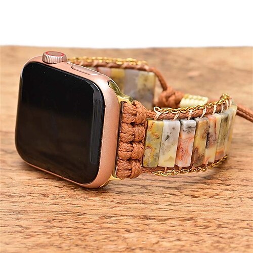 1 Stück Handgemachtes geflochtenes Seil Kompatibel mit Apple Watch Armband Handgemacht Geflochten Verstellbar Stoff Ersatzarmband für Ultra 49mm Ultra / SE, Series 8/7/6/5/4/3/2/1
1 Stück Handgemachtes geflochtenes Seil Kompatibel mit Apple Watch Armband Handgemacht Geflochten Verstellbar Stoff Ersatzarmband für Ultra 49mm Ultra / SE, Series 8/7/6/5/4/3/2/1
