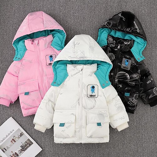 Toddler Girls' Down Coat Cartoon Fashion Outdoor Cotton Coat Outerwear 3-7 Years Winter Black Pink White
Toddler Girls' Down Coat Cartoon Fashion Outdoor Cotton Coat Outerwear 3-7 Years Winter Black Pink White