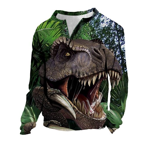 Kids Boys Sweatshirt Pullover Animal Dinosaur Long Sleeve Button Children Top Casual Sweatshirt Cool Green Winter 7-13 Years / Fall
Kids Boys Sweatshirt Pullover Animal Dinosaur Long Sleeve Button Children Top Casual Sweatshirt Cool Green Winter 7-13 Years / Fall