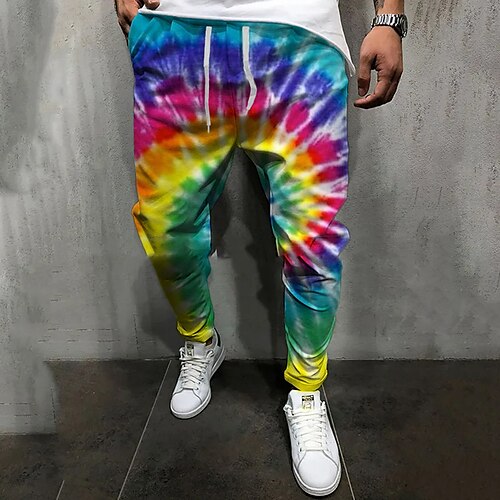 Herre Jogger Bukser Casual bukser Snørelukning Elastisk Talje 3D-udskrivning Batikfarvet Grafiske tryk Komfort Åndbart Afslappet Daglig Streetwear Basale Mode Rød Lilla Mikroelastisk
Herre Jogger Bukser Casual bukser Snørelukning Elastisk Talje 3D-udskrivning Batikfarvet Grafiske tryk Komfort Åndbart Afslappet Daglig Streetwear Basale Mode Rød Lilla Mikroelastisk