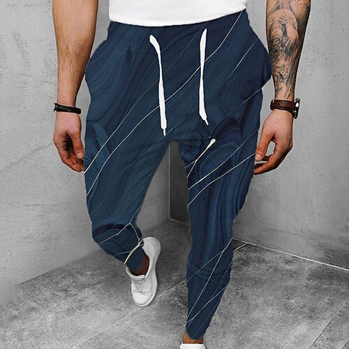 Men's Joggers Trousers Casual Pants Drawstring Elastic Waist 3D Print Graphic Prints Comfort Casual Daily Streetwear Basic Fashion Dark Blue Brown Micro-elastic / Elasticity
Men's Joggers Trousers Casual Pants Drawstring Elastic Waist 3D Print Graphic Prints Comfort Casual Daily Streetwear Basic Fashion Dark Blue Brown Micro-elastic / Elasticity