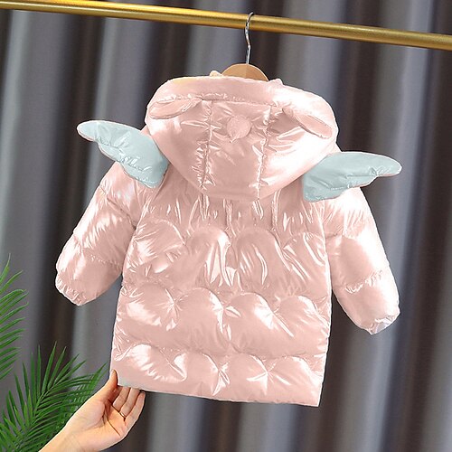 Kids Girls' Down Coat Outerwear Plain Long Sleeve Coat Vacation Cotton Active Cute Pink White Winter Fall 1-5 Years
Kids Girls' Down Coat Outerwear Plain Long Sleeve Coat Vacation Cotton Active Cute Pink White Winter Fall 1-5 Years