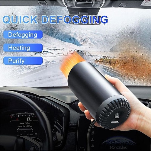 

12V Heater For Auto Car Heater Cup Shape Car Warm Air Blower Electric Fan Windshield Defogging Demister Defroster Portable Car