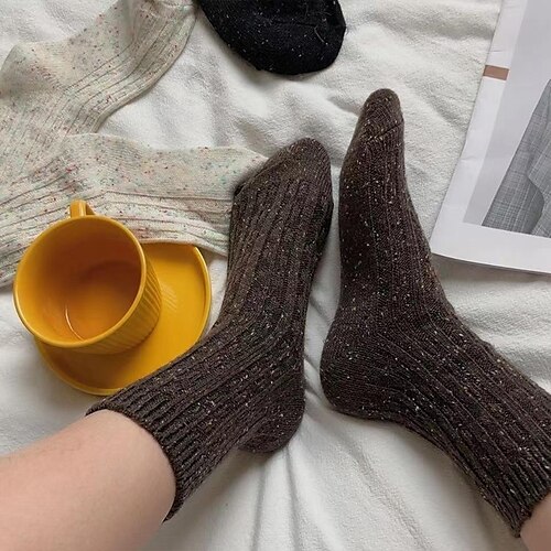Women's Crew Socks Home Office Daily Wool Spandex Nylon Basic Casual Classic Warm 1 Pair
Women's Crew Socks Home Office Daily Wool Spandex Nylon Basic Casual Classic Warm 1 Pair