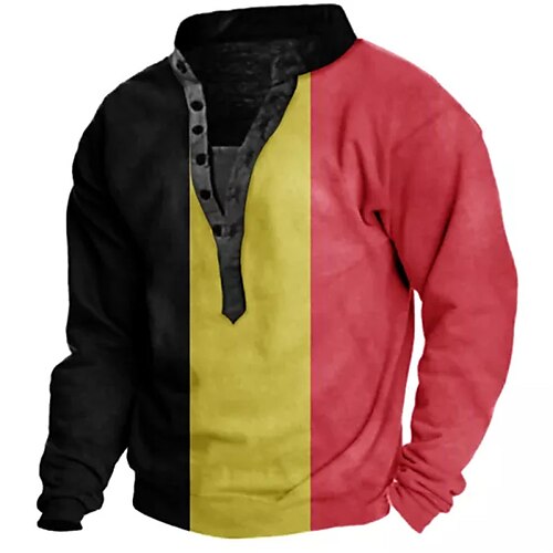 Men's Sweatshirt Pullover Red Standing Collar Color Block Graphic Prints Print Casual Daily Sports 3D Print Streetwear Designer Casual Spring Fall Clothing Apparel World Cup Hoodies Sweatshirts
Men's Sweatshirt Pullover Red Standing Collar Color Block Graphic Prints Print Casual Daily Sports 3D Print Streetwear Designer Casual Spring Fall Clothing Apparel World Cup Hoodies Sweatshirts