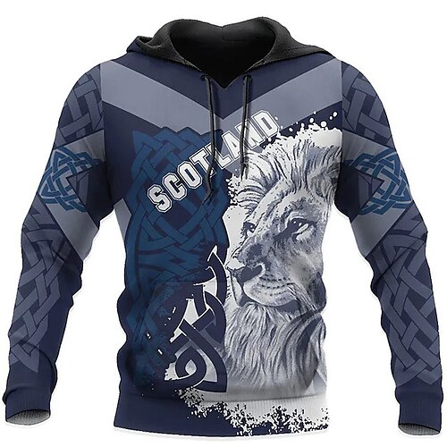 Men's Unisex Pullover Hoodie Sweatshirt Blue Hooded Lion Graphic Prints Print Daily Sports 3D Print Streetwear Designer Casual Spring & Fall Clothing Apparel Hoodies Sweatshirts Long Sleeve
Men's Unisex Pullover Hoodie Sweatshirt Blue Hooded Lion Graphic Prints Print Daily Sports 3D Print Streetwear Designer Casual Spring & Fall Clothing Apparel Hoodies Sweatshirts Long Sleeve