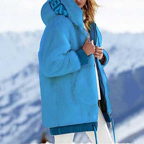 Women's Sherpa jacket Fleece Jacket Teddy Coat Warm Breathable Street Daily Wear Vacation Bar Faux Fur Trim Open Front Hoodie Simple Elegant Modern Solid Color Regular Fit Outerwear Long Sleeve
Women's Sherpa jacket Fleece Jacket Teddy Coat Warm Breathable Street Daily Wear Vacation Bar Faux Fur Trim Open Front Hoodie Simple Elegant Modern Solid Color Regular Fit Outerwear Long Sleeve