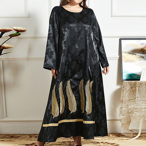 Women's Plus Size Velvet Dress Floral Crew Neck Long Sleeve Winter Fall Stylish Elegant Maxi long Dress Formal Vacation Dress
Women's Plus Size Velvet Dress Floral Crew Neck Long Sleeve Winter Fall Stylish Elegant Maxi long Dress Formal Vacation Dress