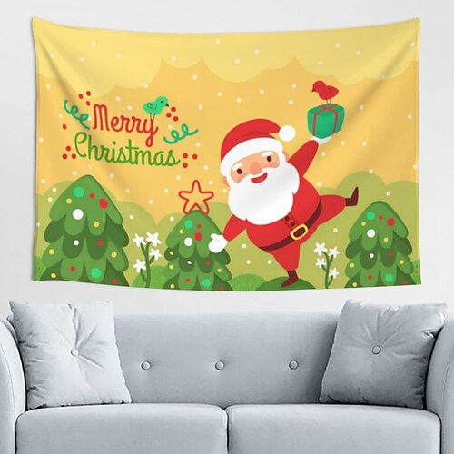 Christmas Santa Claus Holiday Party Wall Tapestry Art Decor Blanket Curtain Picnic Tablecloth Hanging Home Bedroom Living Room Dorm Decoration Tree Gift Polyester
Christmas Santa Claus Holiday Party Wall Tapestry Art Decor Blanket Curtain Picnic Tablecloth Hanging Home Bedroom Living Room Dorm Decoration Tree Gift Polyester
