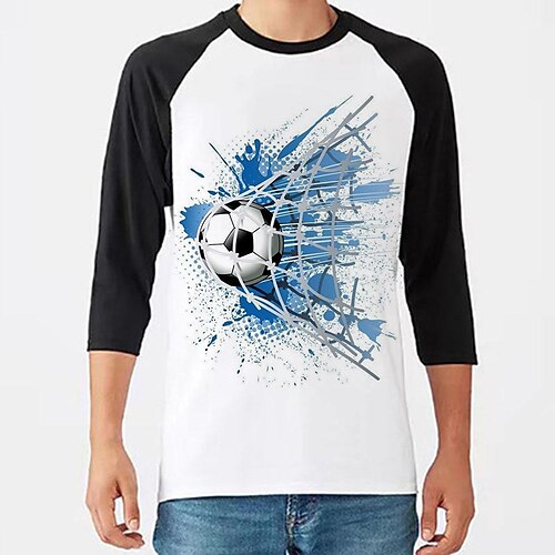 Kids Boys World Cup T shirt Tops Tee Football 3/4 Length Sleeve Crewneck Children Top Casual Sports Daily Winter Fall Black 7-13 Years
Kids Boys World Cup T shirt Tops Tee Football 3/4 Length Sleeve Crewneck Children Top Casual Sports Daily Winter Fall Black 7-13 Years