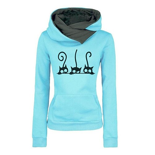 Women's Sweatshirt Winter Pocket Hooded 3D Cartoon Green Blue Yoga Running Hoodie Sport Activewear Thermal Warm
Women's Sweatshirt Winter Pocket Hooded 3D Cartoon Green Blue Yoga Running Hoodie Sport Activewear Thermal Warm