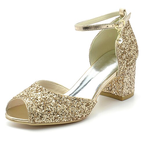Dame bryllup sko Pen sko Sparkly Sandaler Bryllup Fest Bryllupshæler Brudesko Brudepike sko Sommer Perle Tykk hæl Titte Tå minimalisme Søt Glitter Spenne Ensfarget Hvit Krystall Sølv
Dame bryllup sko Pen sko Sparkly Sandaler Bryllup Fest Bryllupshæler Brudesko Brudepike sko Sommer Perle Tykk hæl Titte Tå minimalisme Søt Glitter Spenne Ensfarget Hvit Krystall Sølv