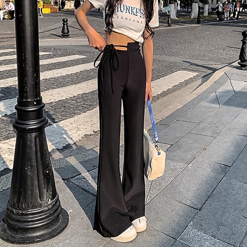 Women's Pants Trousers Black Casual Daily Casual Daily Full Length Plain M L XL
Women's Pants Trousers Black Casual Daily Casual Daily Full Length Plain M L XL