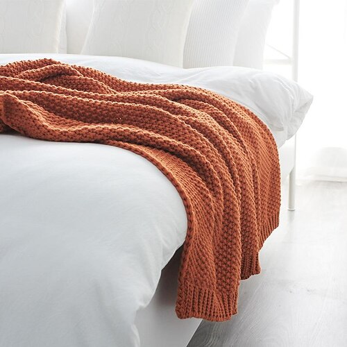 Knitted Throw Blankets Soft Cozy Throw Blanket Lightweight Chunky Warm Throws for Couch Sofa Chair Bed Farmhous Home Decoration for Winter Fall
Knitted Throw Blankets Soft Cozy Throw Blanket Lightweight Chunky Warm Throws for Couch Sofa Chair Bed Farmhous Home Decoration for Winter Fall