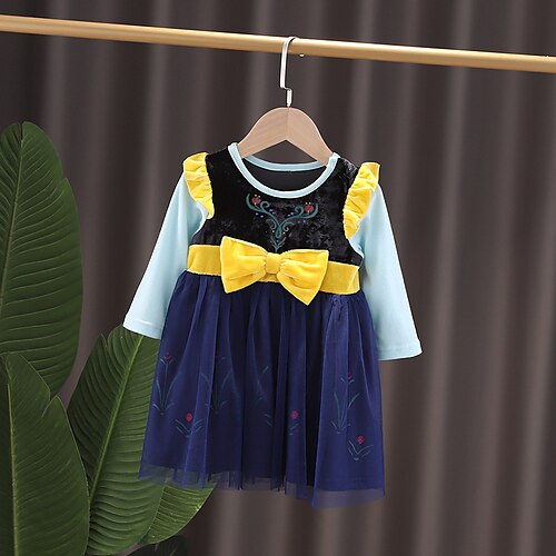 Kids Girls' Dress Color Block A Line Dress Dress School Cotton Long Sleeve Cute Dress 3-6 Years Winter Blue Purple Yellow / Fall / Sweet
Kids Girls' Dress Color Block A Line Dress Dress School Cotton Long Sleeve Cute Dress 3-6 Years Winter Blue Purple Yellow / Fall / Sweet