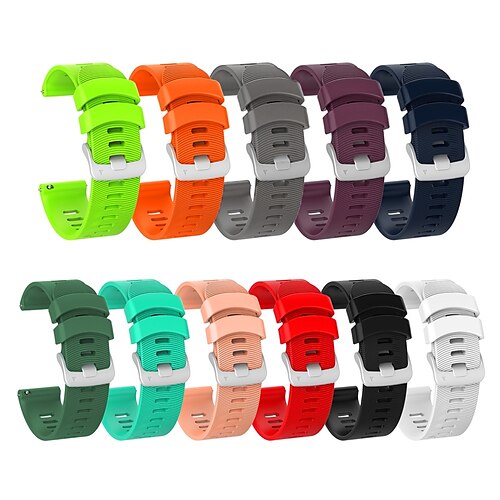 1 pcs Smart Watch Band for Garmin Forerunner 55/245/645/158 20mm Silicone Smartwatch Strap Adjustable Breathable Shockproof Sport Band Replacement Wristband
1 pcs Smart Watch Band for Garmin Forerunner 55/245/645/158 20mm Silicone Smartwatch Strap Adjustable Breathable Shockproof Sport Band Replacement Wristband
