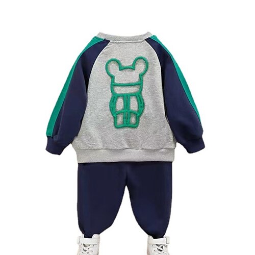 2 Pieces Kids Boys Tracksuits Outfit Letter Long Sleeve Set Daily Winter Fall 7-13 Years Gray
2 Pieces Kids Boys Tracksuits Outfit Letter Long Sleeve Set Daily Winter Fall 7-13 Years Gray