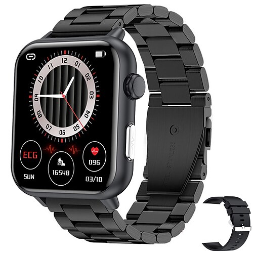 IMosi E200 Smart Watch 1.72 inch 356400 High Definition Touch Scree Smartwatch ECG Health Watch Body Temperature Heart Rate Sport Fitness Smartwatch
IMosi E200 Smart Watch 1.72 inch 356400 High Definition Touch Scree Smartwatch ECG Health Watch Body Temperature Heart Rate Sport Fitness Smartwatch