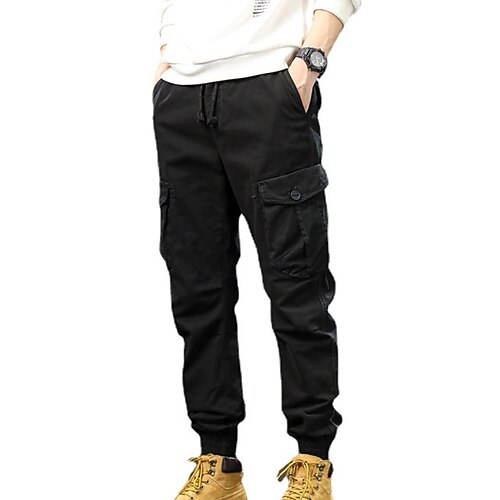 Men's Cargo Pants Trousers Casual Pants Multi Pocket Solid Color Comfort Casual Daily Going out 100% Cotton Streetwear Simple Black Army Green Stretchy
Men's Cargo Pants Trousers Casual Pants Multi Pocket Solid Color Comfort Casual Daily Going out 100% Cotton Streetwear Simple Black Army Green Stretchy