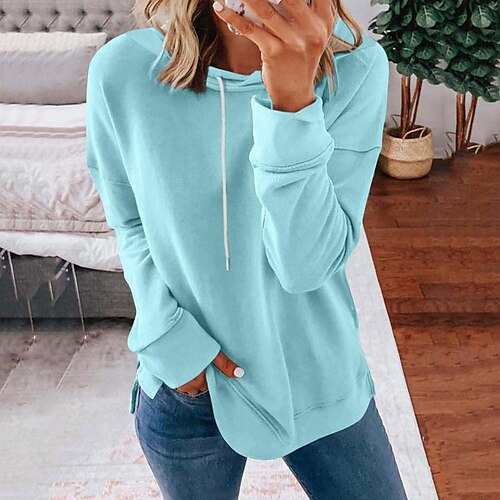 Women's Hoodie Sweatshirt Pullover Active Green Blue Pink Solid Color Street Hoodie Long Sleeve S M L XL 2XL
Women's Hoodie Sweatshirt Pullover Active Green Blue Pink Solid Color Street Hoodie Long Sleeve S M L XL 2XL