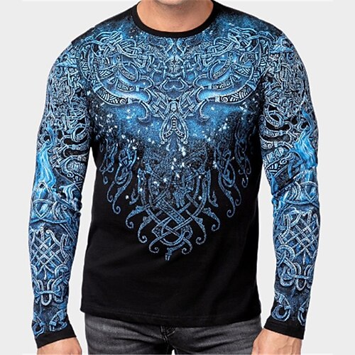 Herre Plusstørrelser T-shirt Stor og høj Grafisk Rund hals Langærmet Forår & Vinter Basale Mode Gade Bekvem Afslappet Sport Toppe
Herre Plusstørrelser T-shirt Stor og høj Grafisk Rund hals Langærmet Forår & Vinter Basale Mode Gade Bekvem Afslappet Sport Toppe