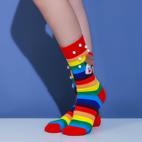Women's Crew Socks Christmas Gift Daily Animal Patterned Polyester Cotton Cosplay Casual Warm Elastic Leg Shaping 1 Pair
Women's Crew Socks Christmas Gift Daily Animal Patterned Polyester Cotton Cosplay Casual Warm Elastic Leg Shaping 1 Pair