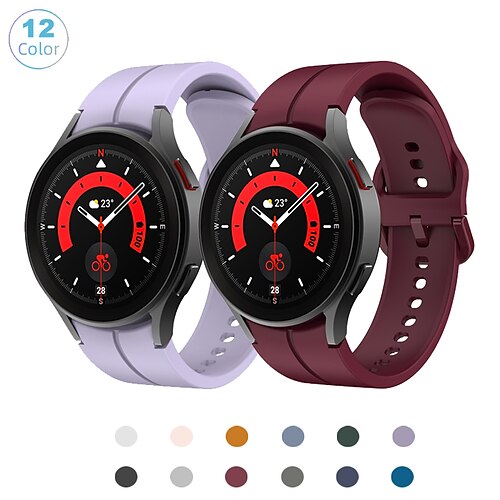 1 pcs Smart Watch Band for Samsung Galaxy Watch 5 40/44MM Watch 5 Pro 45MM Watch 4 Classic 42/46mm Watch 4 40/44mm 20mm Silicone Smartwatch Strap Waterproof Adjustable Breathable Sport Band
1 pcs Smart Watch Band for Samsung Galaxy Watch 5 40/44MM Watch 5 Pro 45MM Watch 4 Classic 42/46mm Watch 4 40/44mm 20mm Silicone Smartwatch Strap Waterproof Adjustable Breathable Sport Band
