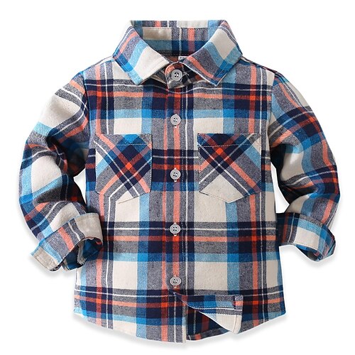 Toddler Boys Shirt Plaid Long Sleeve Formal Adorable Blue Winter Clothes 3-7 Years / Fall
Toddler Boys Shirt Plaid Long Sleeve Formal Adorable Blue Winter Clothes 3-7 Years / Fall