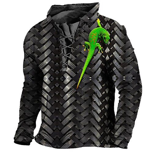 Men's Sweatshirt Pullover Green Blue Dark Gray Brown Standing Collar Animal Graphic Prints Lace up Sports & Outdoor Casual Daily 3D Print Basic Streetwear Designer Spring & Fall Clothing Apparel
Men's Sweatshirt Pullover Green Blue Dark Gray Brown Standing Collar Animal Graphic Prints Lace up Sports & Outdoor Casual Daily 3D Print Basic Streetwear Designer Spring & Fall Clothing Apparel