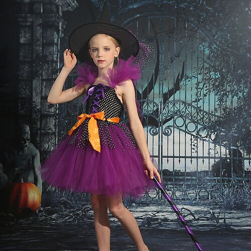 Girls' Halloween Dress Color Block A Line Dress Mini Dress Performance Cotton Sleeveless Active Dress 3-7 Years Spring Purple / Summer
Girls' Halloween Dress Color Block A Line Dress Mini Dress Performance Cotton Sleeveless Active Dress 3-7 Years Spring Purple / Summer