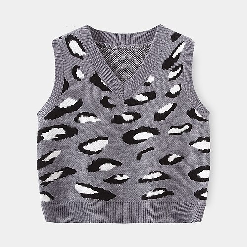 Toddler Boys Sweater Leopard Sleeveless Outdoor Cotton Daily Green Fall Clothes 3-7 Years
Toddler Boys Sweater Leopard Sleeveless Outdoor Cotton Daily Green Fall Clothes 3-7 Years