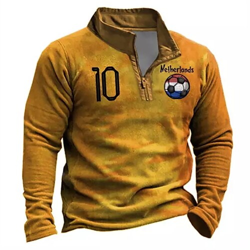 Men's Zip Up Sweatshirt Pullover Quarter Zipper Sweatshirt Brown Half Zip Letter Graphic Prints Zipper Print Daily Sports 3D Print Basic Designer Casual Spring & Fall Clothing Apparel Hoodies
Men's Zip Up Sweatshirt Pullover Quarter Zipper Sweatshirt Brown Half Zip Letter Graphic Prints Zipper Print Daily Sports 3D Print Basic Designer Casual Spring & Fall Clothing Apparel Hoodies