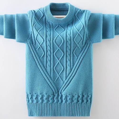 Kids Boys Christmas Sweater Solid Color Long Sleeve Casual Basic Blue Winter Clothes 7-13 Years
Kids Boys Christmas Sweater Solid Color Long Sleeve Casual Basic Blue Winter Clothes 7-13 Years