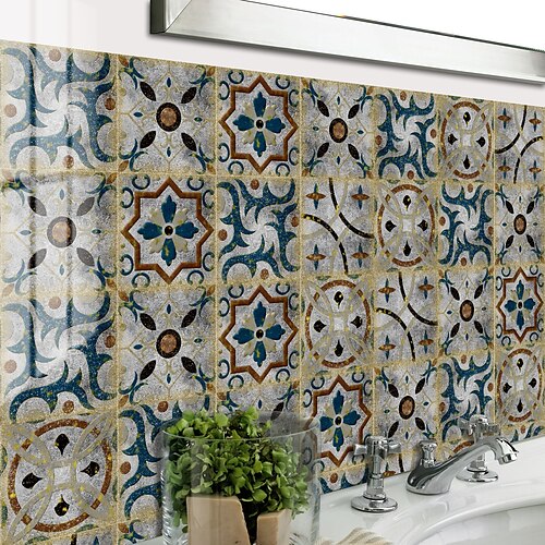 Waterproof Creative Kitchen Bathroom Living Room Self-adhesive Wall Stickers Waterproof Nordic Style Tile Stickers
Waterproof Creative Kitchen Bathroom Living Room Self-adhesive Wall Stickers Waterproof Nordic Style Tile Stickers