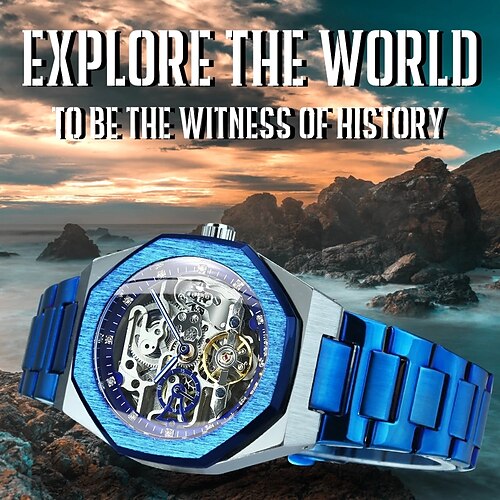 FORSINING Tourbillon Mechanical Watch for Men Automatic Steel Strap Skeleton Mens Watches Top Brand Luxury 2022 Reloj Hombre
FORSINING Tourbillon Mechanical Watch for Men Automatic Steel Strap Skeleton Mens Watches Top Brand Luxury 2022 Reloj Hombre
