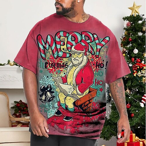 Men's Plus Size T shirt Tee Big and Tall Graphic Crew Neck Short Sleeve Spring & Summer Basic Fashion Streetwear Comfortable Casual Sports Tops
Men's Plus Size T shirt Tee Big and Tall Graphic Crew Neck Short Sleeve Spring & Summer Basic Fashion Streetwear Comfortable Casual Sports Tops